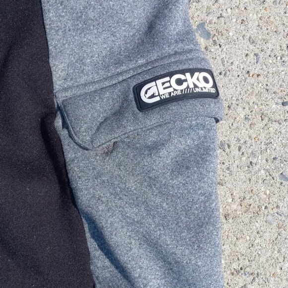 Ecko Unltd Sweat Shorts Color-block Black Gray Drawstring (M) Thread Collective - Picture 5 of 16